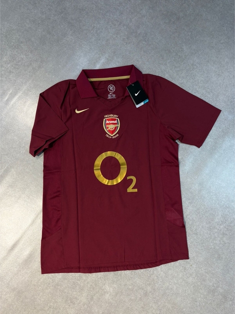 Camisa Arsenal Modelo retro 2005 Henry