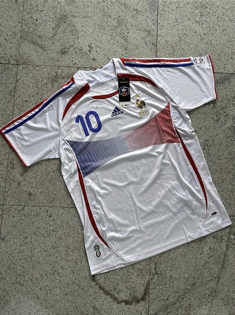 CAMISA FRANÇA RETRÔ 2006 BRANCA - ADIDAS