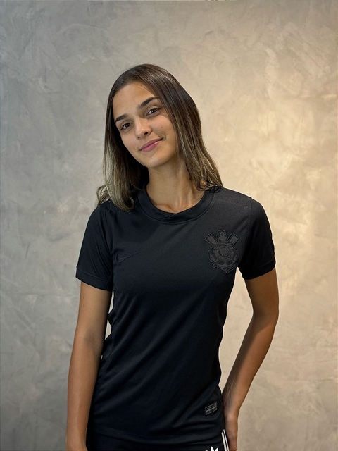 Camisa Corinthians Feminina All Black 2024/25