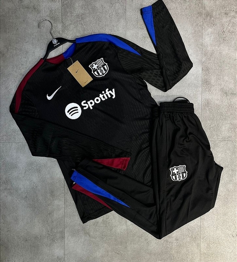 CONJUNTO BARCELONA PRETO JOGADOR 25/26