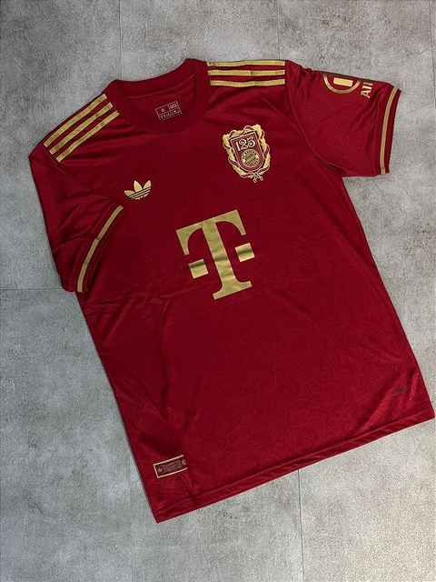 Camisa Bayern de Munique 25/26 Comemorativa 125 Anos Adidas Masculina - Vermelho