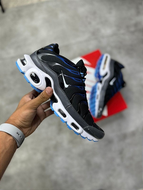 TENIS NIKE TN PRETO/AZUL