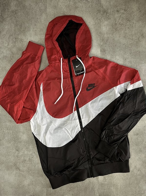 Jaqueta Nike Sportswear Vermelha e Preto 2024 Unissex