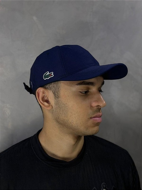 Bone Lacoste Sport Azul Marinho