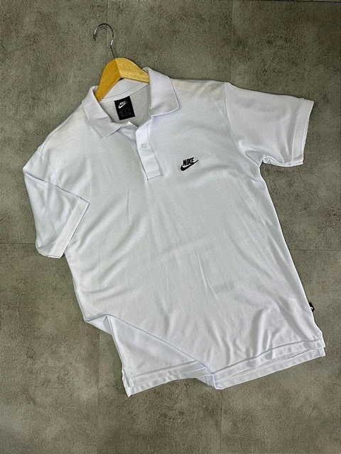 Camisa polo Nike branca