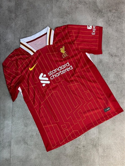 Camisa Nike Liverpool I 2024/25 Torcedor Pro Masculina
