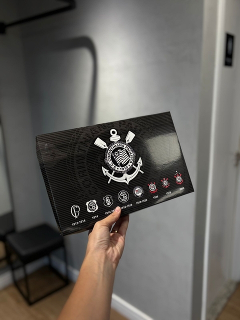 CAIXA DE PRESENTE CORINTHIANS ESCUDO