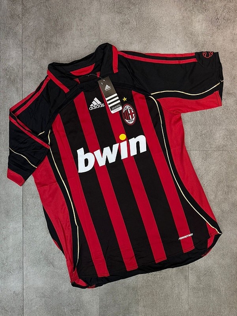 CAMISA RETRÔ MILAN 2006/2007 Listrada
