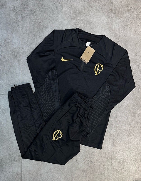 Conjunto De Treino Corinthians Preto CP 2023/24