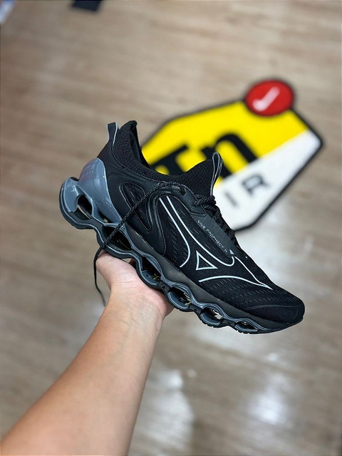 Tênis Mizuno Wave Prophecy 14 - Preto+Cinza