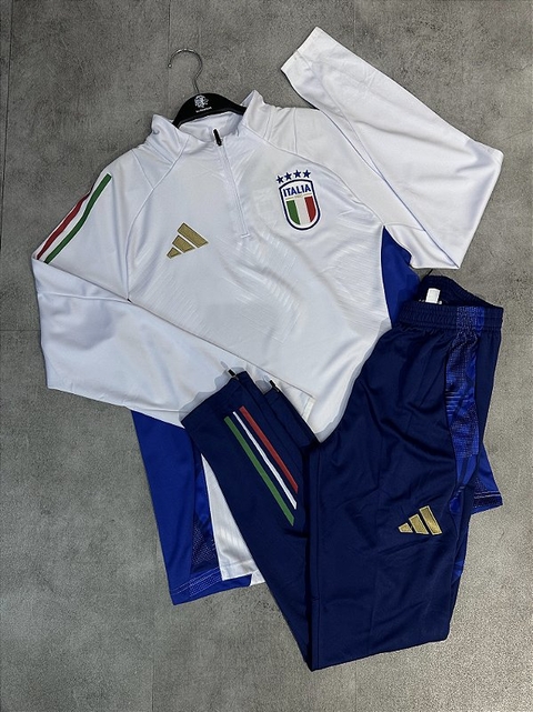 Conjunto Treino Itália branco Lançamento 2025