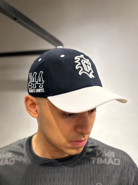 Boné Osasco Corte Azul Marinho/Branco 244