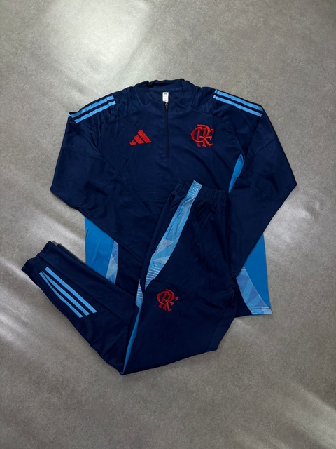 Conjunto de treino Flamengo Azul Marinho 2025