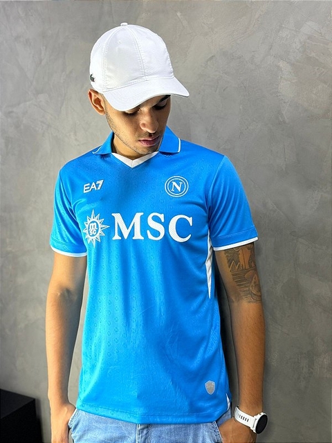 Camisa Napoli Oficial Azul bebe 2024/25