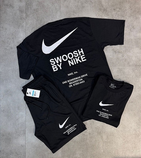 CONJUNTO NIKE SWOOSH PRETA