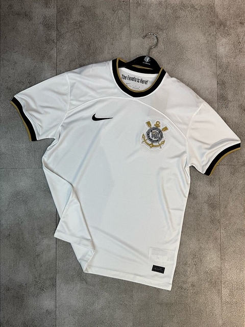 Camisa Nike Corinthians I 22/23 The Favela Is Here Masculina