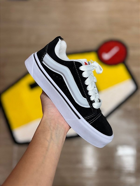 TÊNIS VANS KNU SKOOL BLACK TRUE WHITE