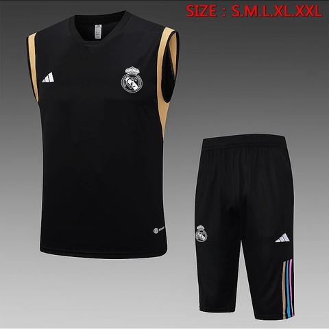 Conjunto Regata Real Madrid Preto e Roxo 2024