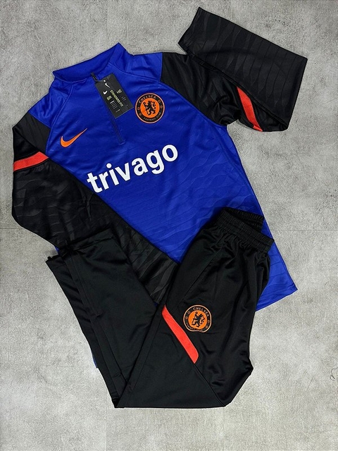CONJUTNO DE TREINO CHELSEA AZUL ROYAL