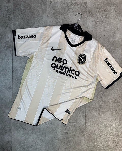 Camisa Corinthians Centenário 2010 - Nike Masculina - Bege