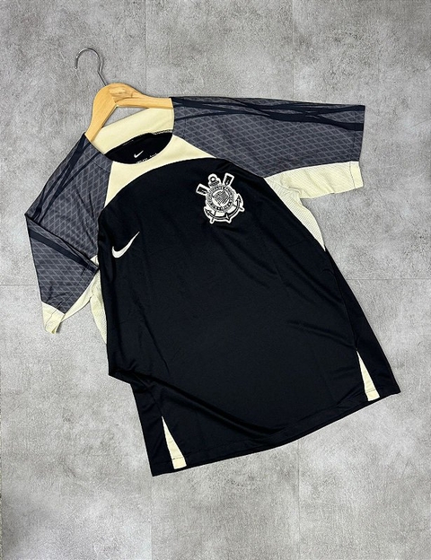 Camisa de Treino Corinthians 24/25 Preta e Bege