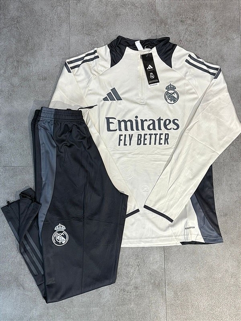 Conjunto Treino Real Madrid 2025 Adidas Unissex