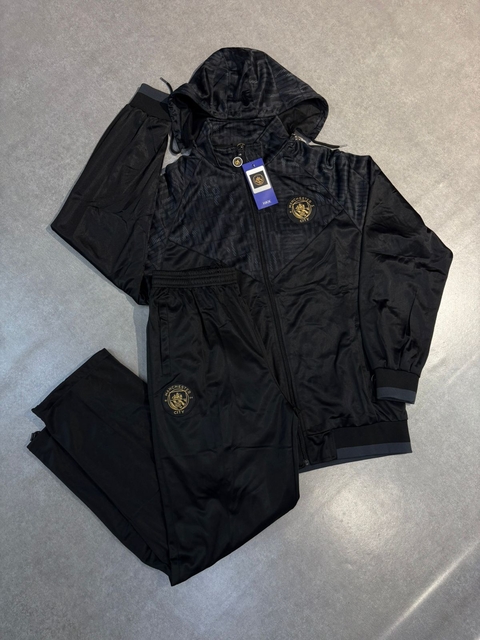 AGASALHO MANCHESTER CITY PRETO E DOURADO