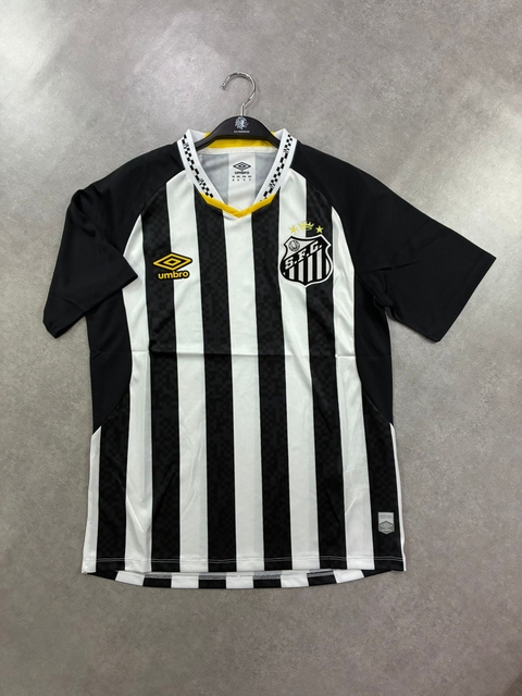 Camisa Santos II 25/26 Torcedor Umbro - Preto+Branco