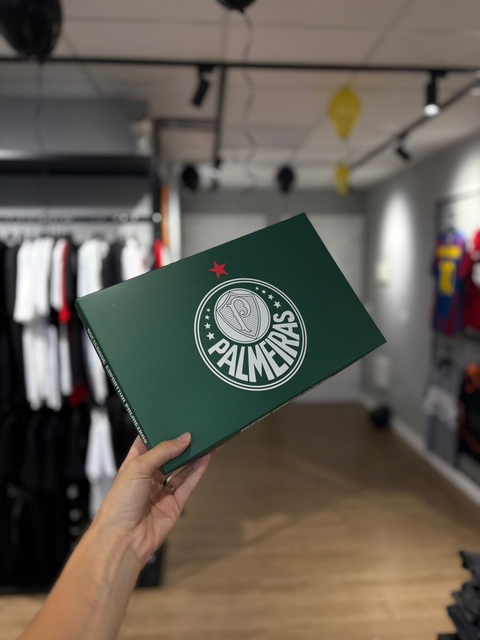 CAIXA DE PRESENTE PALMEIRAS VERDE LOGO