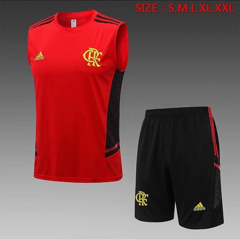 Conjunto Regata Flamengo Vermelho 2024
