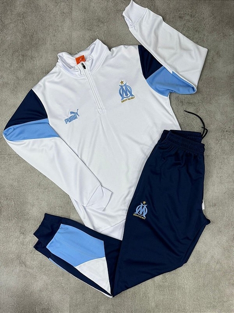 Conjunto Treino Olympique de Marseille Branco