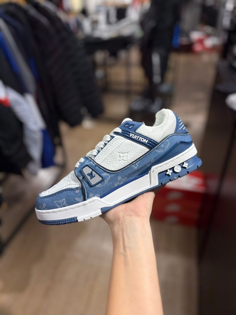 TENIS LV BRANCO JEANS