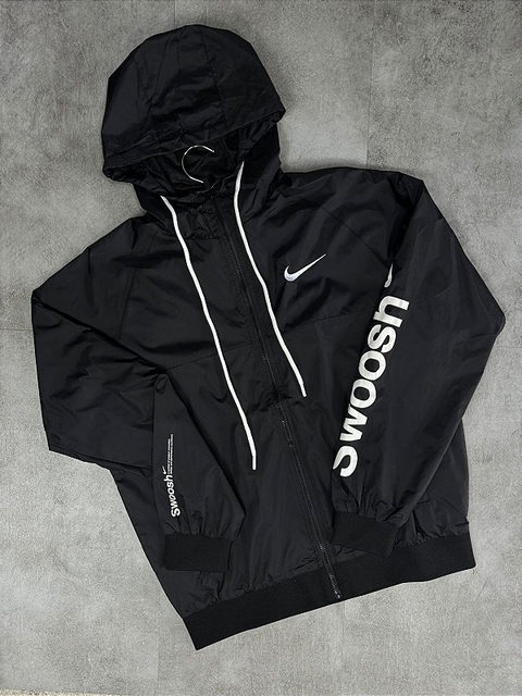 Jaqueta Corta Vento Nike Swoosh all black