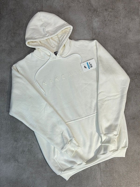 MOLETOM CANGURU NIKE AIR OFF WHITE