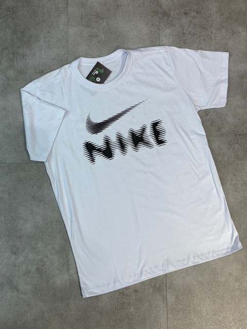 CAMISETA NIKE RISCAS BRANCA