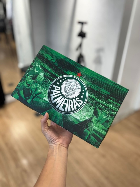CAIXA DE PRESENTE PALMEIRAS VERDE