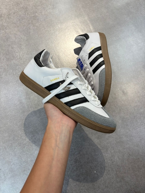 TENIS ADIDAS SAMBA BRANCO/PRETO