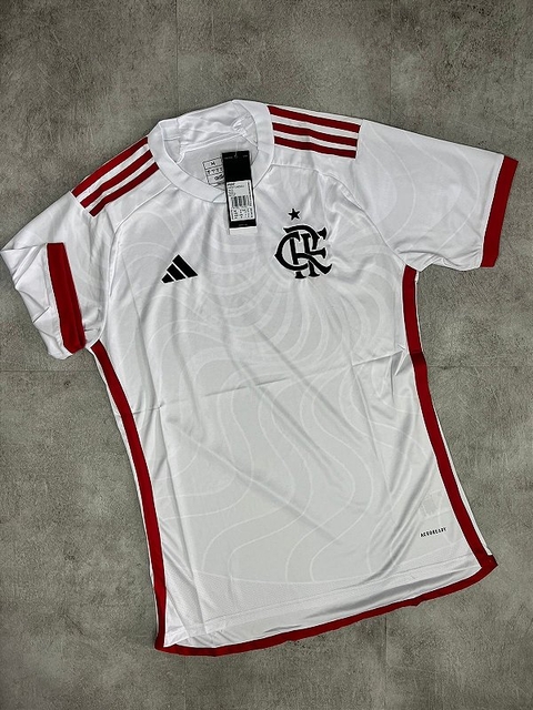 Camisa Flamengo II 24/25 s/n° Torcedor Adidas Masculina - Branco