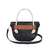 CARTERA ATENEA TRICOLOR NEGRA - tienda online