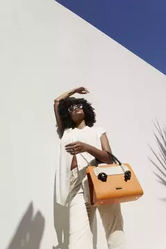 CARTERA BIGGER NARANJA TRICOLOR