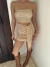 Vestido Thea - Dorado