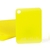 Chapa placa de acrílico amarelo - 2000x1000
