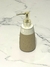 DISPENSER DE JABÓN BEIGE/BLANCO RAYAS - CERÁMICA - Sommet