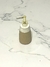 DISPENSER DE JABÓN BEIGE/BLANCO RAYAS - CERÁMICA en internet