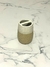 PORTA CEPILLOS BEIGE/BLANCO RAYAS - CERÁMICA - comprar online