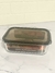 CONTENEDOR RECTANGULAR DE VIDRIO BOROSILICATO CON TAPA HERMETICA