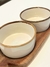 SET DE 2 BOWLS CON BANDEJA ACACIA - comprar online