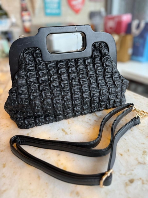 bolsa de mão preta