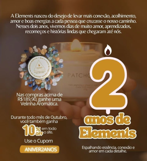 Imagem do banner rotativo Elements Velas e Cristais 