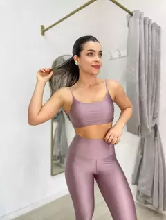 Conj. de Shorts Modelador e Top de Alça Regulável - Satin - comprar online